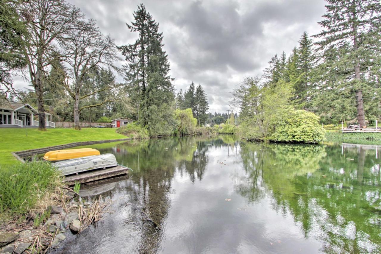 Contemporary Tacoma Cottage With Deck And Pond! المظهر الخارجي الصورة